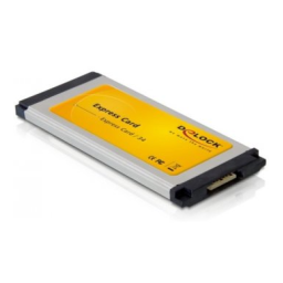 DeLOCK 61386 Express Card > 2 x eSATA 3 Gb/s Manuel utilisateur | Fixfr