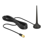 DeLOCK 12416 LTE / GSM / UMTS Antenna SMA plug 3 dBi fixed omnidirectional Fiche technique