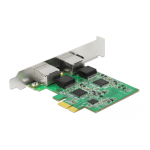 DeLOCK 89532 PCI Express x1 Card 2 x RJ45 2.5 Gigabit LAN RTL8125 Fiche technique