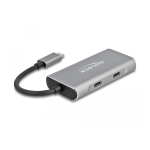 DeLOCK 63260 External USB 3.2 Gen 2 USB Type-C&trade; Hub Fiche technique