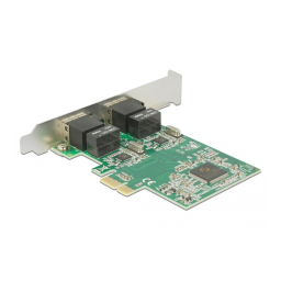 DeLOCK 89358 PCI Express Card > 2 x Gigabit LAN Fiche technique | Fixfr