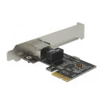 DeLOCK 89357 PCI Express x1 Card 1 x RJ45 Gigabit LAN RTL8111 Fiche technique