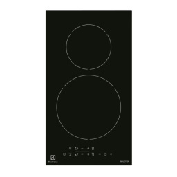 Electrolux EHH3320NVK/1 Domino induction Product fiche | Fixfr