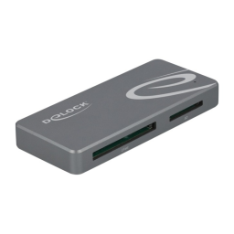 DeLOCK 91754 USB Type-C™ Card Reader for CFast and SD memory cards + USB Hub Fiche technique | Fixfr