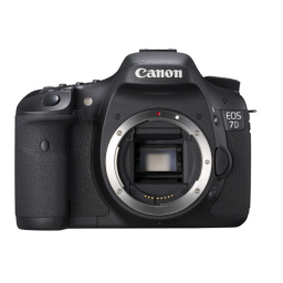 Canon EOS 7D Manuel utilisateur | Fixfr