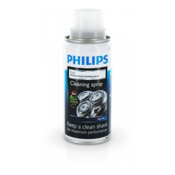 Philips HQ110/02 Spray nettoyant pour têtes de rasage Manuel utilisateur | Fixfr