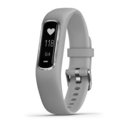 Garmin VIVOSMART 4 BLUE SILVER S/M Montre connectée, activity tracker ou montre de sport Manuel du propriétaire | Fixfr