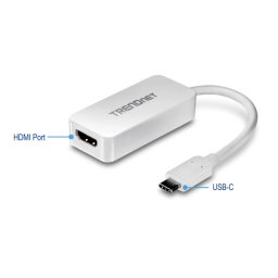 Trendnet TUC-HDMI USB-C to HDMI 4K UHD Display Adapter Fiche technique | Fixfr