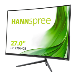 Hannspree HC 270 HCB Manuel utilisateur | Fixfr