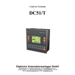 Digitronic CamCon DC40 Manuel utilisateur