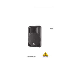 Behringer B212A Loudspeaker Manuel du propriétaire | Fixfr