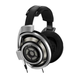 Sennheiser HD 800 Manuel utilisateur | Fixfr