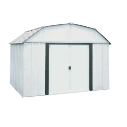 Arrow Storage Products RH1014 Red Barn Steel Storage Shed, 10 ft. x 14 ft. Manuel utilisateur | Fixfr