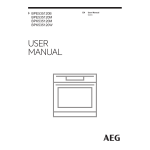 AEG BP531309WM Manuel utilisateur