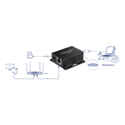 Trendnet TU-S9E 1-Port Serial to IP Ethernet Converter Fiche technique | Fixfr