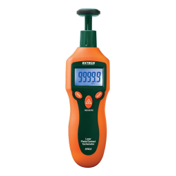 Extech Instruments RPM33 Combination Contact/Laser Photo Tachometer Manuel utilisateur | Fixfr