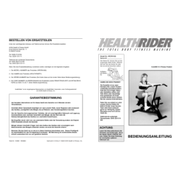 HREMCR9108 HEALTHRIDER