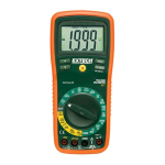 Extech Instruments EX411 8 Function True RMS Professional MultiMeter Manuel utilisateur