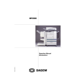 Sagem MF 9300 Manuel utilisateur