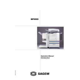 Sagem MF 9300 Manuel utilisateur | Fixfr