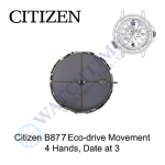 CITIZEN WATCH B877 Manuel utilisateur