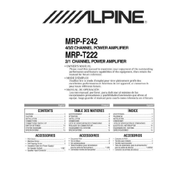 Alpine NVD-Z001 Manuel utilisateur | Fixfr