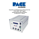 Pace TD-100N Manuel utilisateur