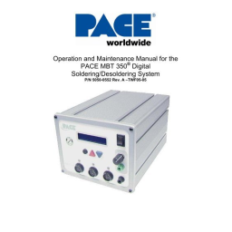 Pace TD-100N Manuel utilisateur | Fixfr