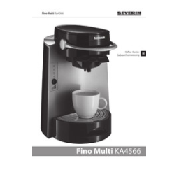 SEVERIN Fino Multi KA4566 : Mode d'emploi PDF + IA | Fixfr