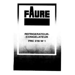 Faure FRC323AW Manuel utilisateur | Fixfr