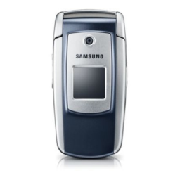 Samsung SGH-X550 Manuel utilisateur | Fixfr