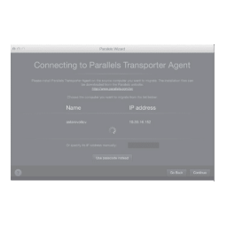 Parallels Transporter 5 Mode d'emploi | Fixfr