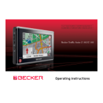 Becker Traffic Assist Z102 Manuel utilisateur
