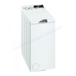 Siemens WP12T484FF Washing machine Manuel utilisateur | Fixfr