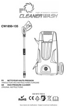 Cleaner Wash CW1850-135 NETTOYEUR HP1850W-135BARS Manuel du propriétaire | Fixfr