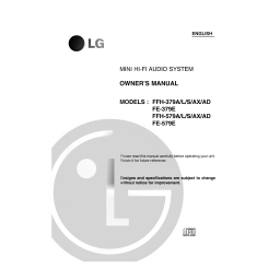 LG FFH-579A Manuel du propriétaire | Fixfr