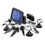 esotec 102140 Solar LED Spot Trio Mode d'emploi