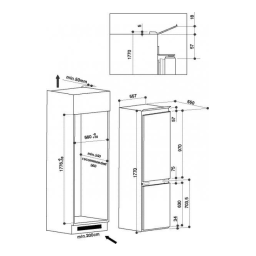 Bauknecht KGIS 3183 A++ Fridge/freezer combination Manuel utilisateur | Fixfr