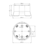 THEBEN Surface frame 110A BK Fiche technique