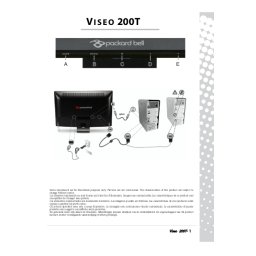 Packard Bell ViseoF200DX Manuel du propriétaire | Fixfr