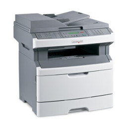 Lexmark X264DN Manuel utilisateur | Fixfr