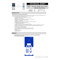 Optimus XEMED-4B ESTACION ENTR.AUDIO 4P.SUP.POLY.LAV.POE Manuel utilisateur | Fixfr