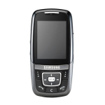 Samsung SGH-D600 Manuel utilisateur