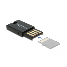 DeLOCK 91603 USB 2.0 Card Reader for Micro SD memory cards Fiche technique | Fixfr