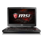 MSI GT83VR TITAN SLI (7th Gen) (GEFORCE GTX 1070 SLI) notebook Manuel utilisateur