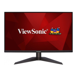 ViewSonic VX2758-P-MHD-S MONITOR Mode d'emploi | Fixfr