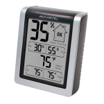 AcuRite Temperature and Humidity Monitor Manuel utilisateur