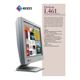 Eizo FlexScan L461 Manuel utilisateur | Fixfr