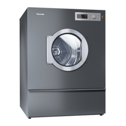 Miele PDR 544 ROP Sèche-linge à évacuation professionnel Mode d'emploi | Fixfr
