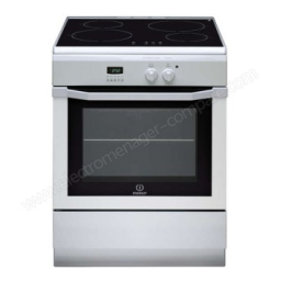 Indesit I64I 6C6A(W)/FR Cooker Manuel utilisateur | Fixfr